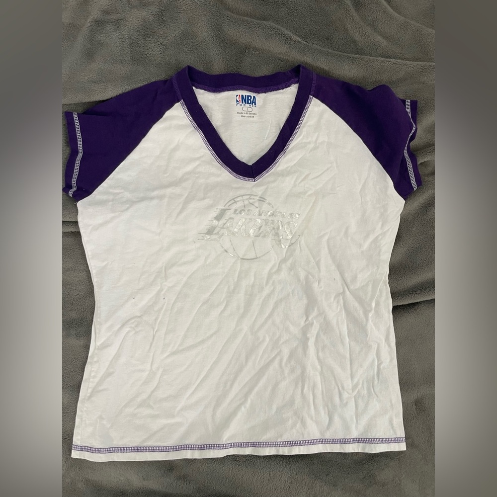 NBA Lakers Women V Neck